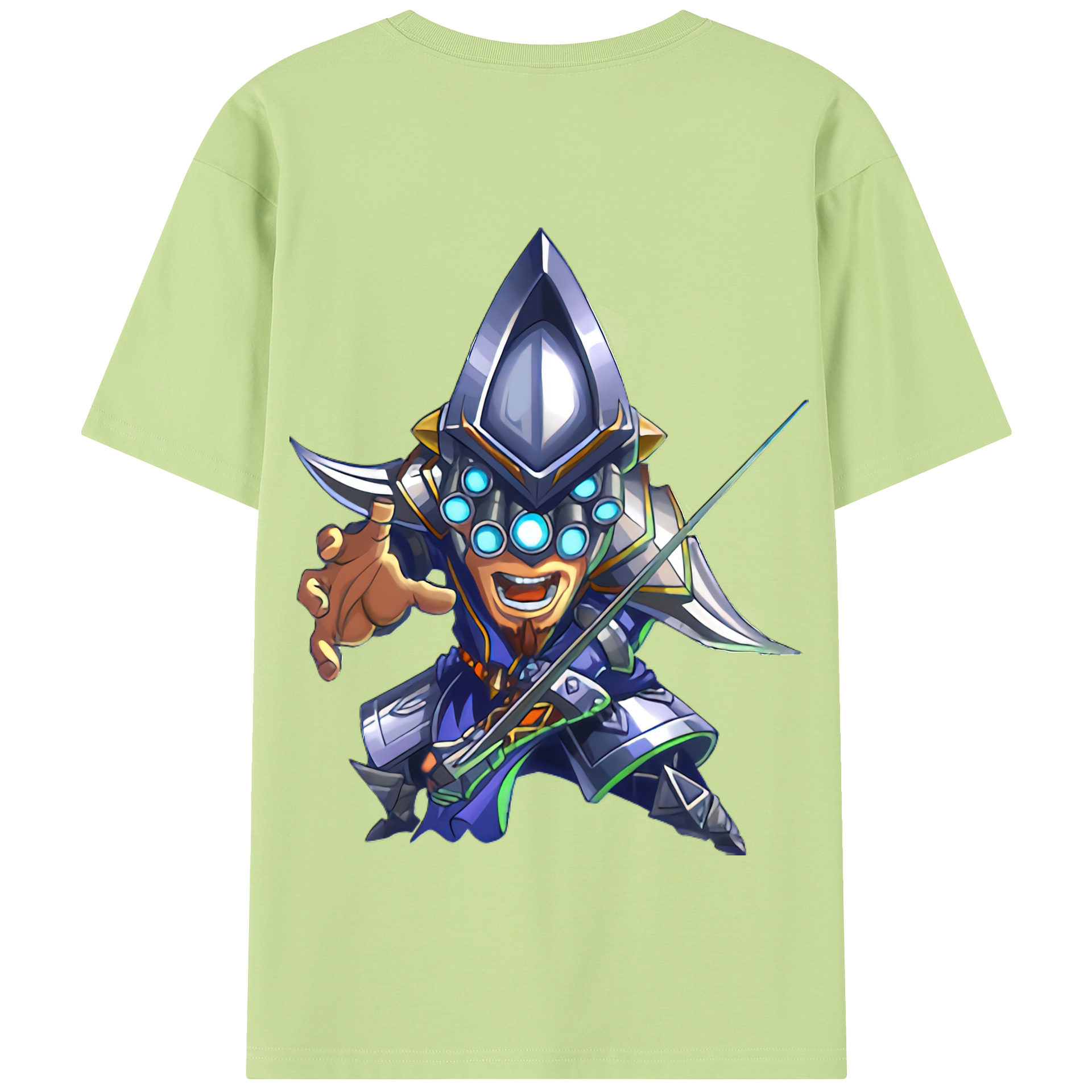 リーグ・オブ・レジェンド League of Legends LOL 綿100％半袖Tシャツ（背面プリント）